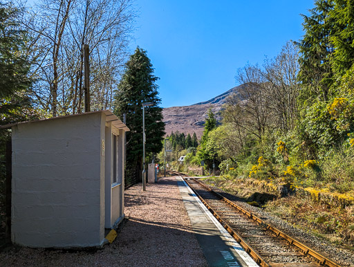 Achnashellach Station.