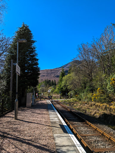 Achnashellach Station.