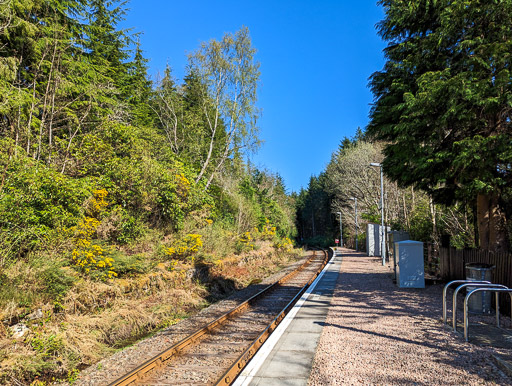 Achnashellach Station.