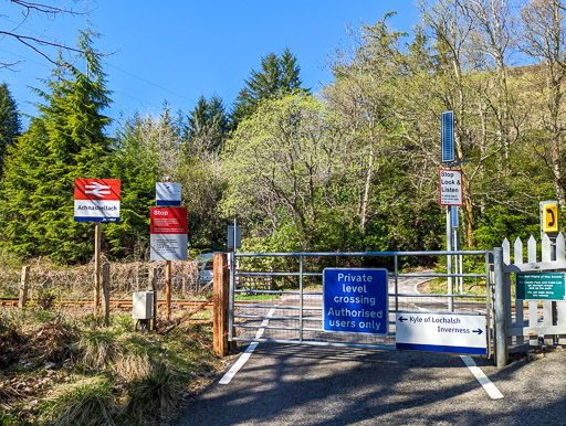 Achnashellach Station.