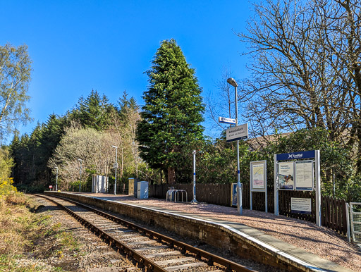 Achnashellach Station.