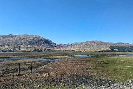 Between Achnashellach and Kyle Of Lochalsh.