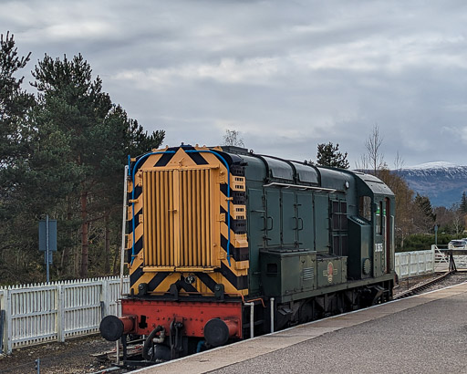 A TRAIN at Aviemore.