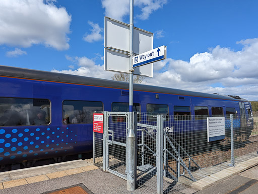 Conon Bridge Station.