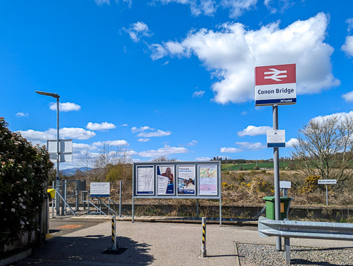 Conon Bridge Station.