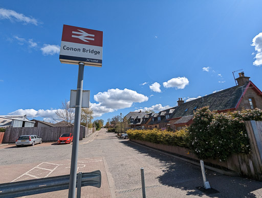 Conon Bridge Station.