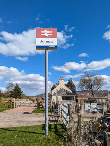 Achanalt Station.