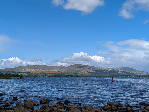 Between Balloch and Dalreoch.