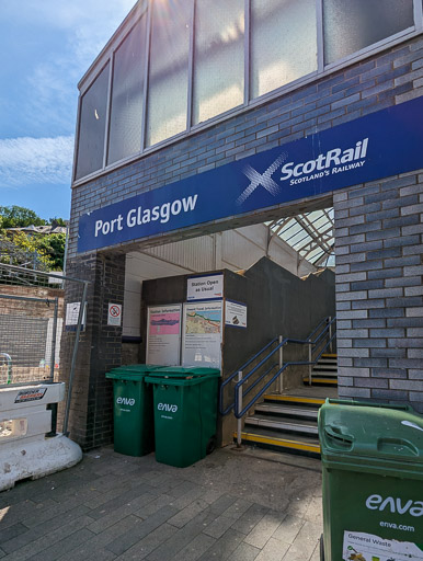 Port Glasgow Station.