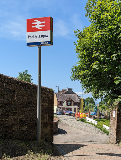 Port Glasgow Station.