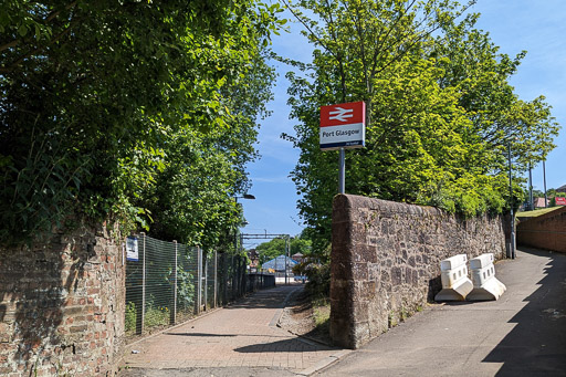 Port Glasgow Station.