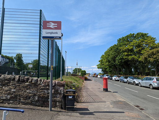 Langbank Station.