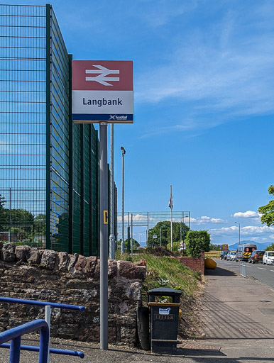 Langbank Station.