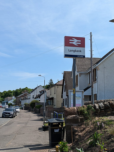 Langbank Station.