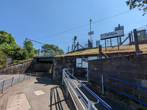 Carntyne Station.