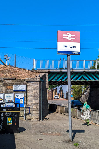 Carntyne Station.