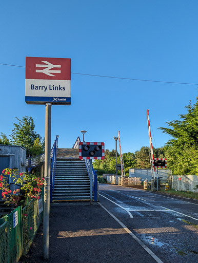 Barry Links Station.