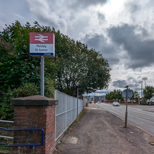 Paisley St James Station.