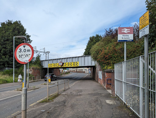 Paisley St James Station.