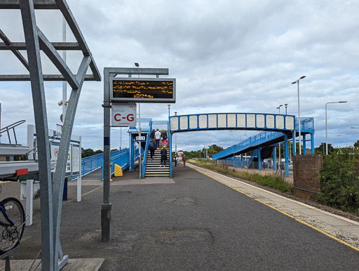 Leuchars (For St. Andrews) Station.