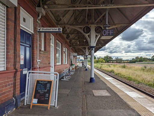 Leuchars (For St. Andrews) Station.