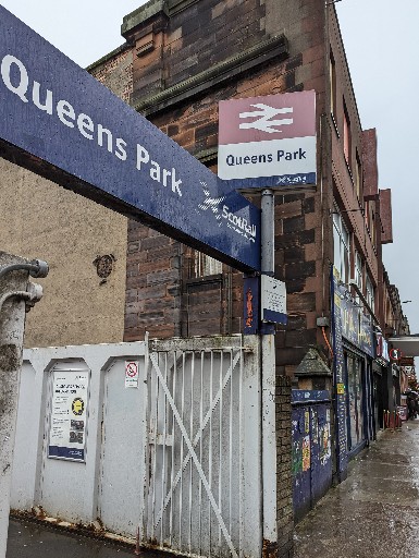 Queens Park (Glasgow) Station.