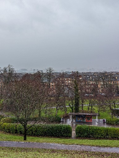 At Queens Park (Glasgow).