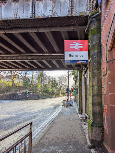 Burnside (South Lanarkshire) Station.