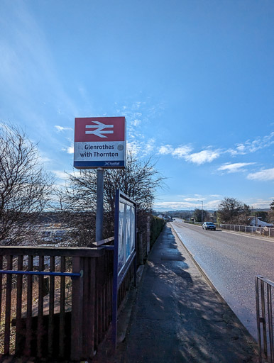 Glenrothes with Thornton Station.