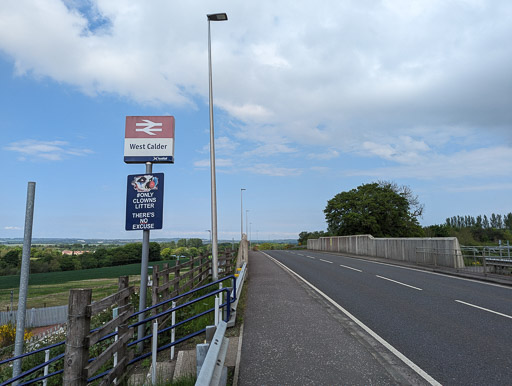 West Calder Station.