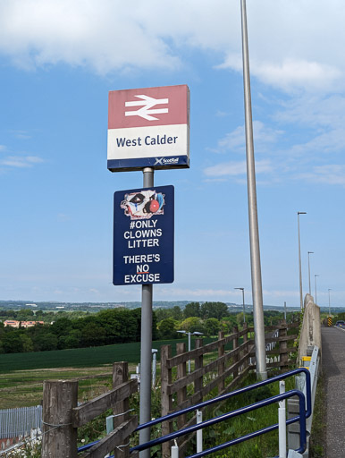 West Calder Station.