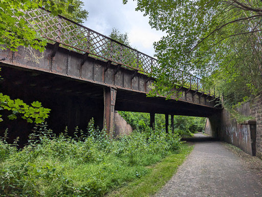 Between Yoker and Partick.