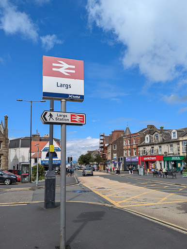 Largs Station.