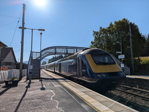 Dalwhinnie Station.