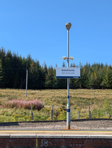 Dalwhinnie Station.