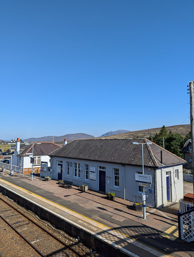 Dalwhinnie Station.