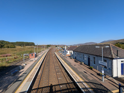 Dalwhinnie Station.