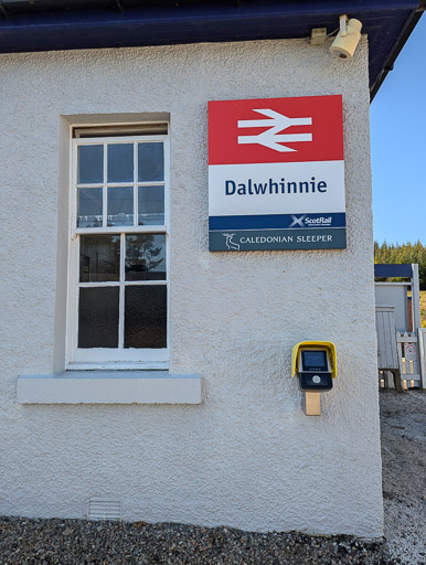 Dalwhinnie Station.