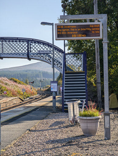 Dalwhinnie Station.