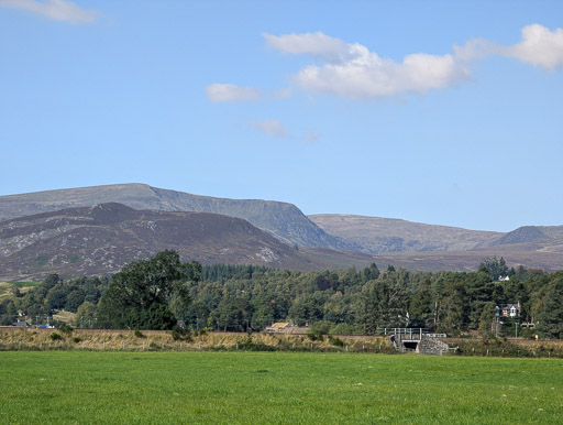 At Newtonmore.