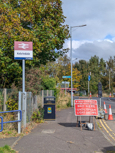 Kelvindale Station.