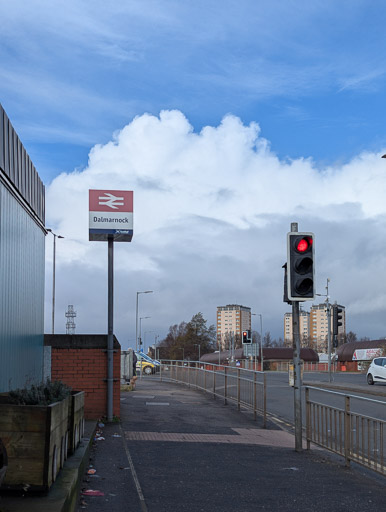 Dalmarnock Station.