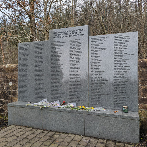 At Lockerbie.