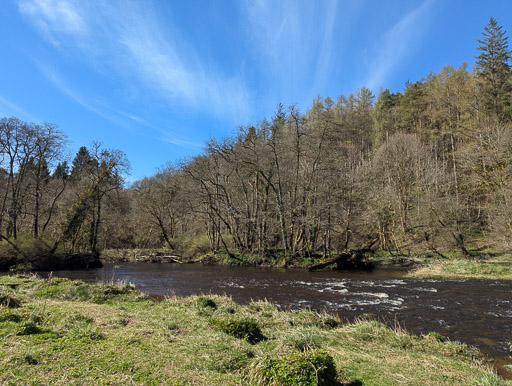 Between Merryton and Chatelherault.