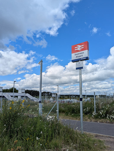 Inverness Airport Station.