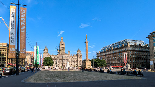 At George Square.